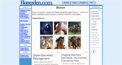 Desktop Screenshot of horsesden.com